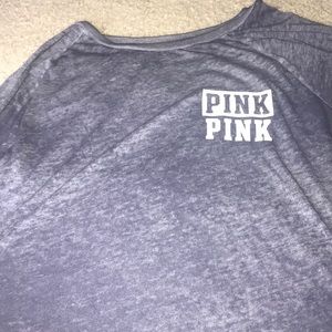 A women’s grey PINK shirt!